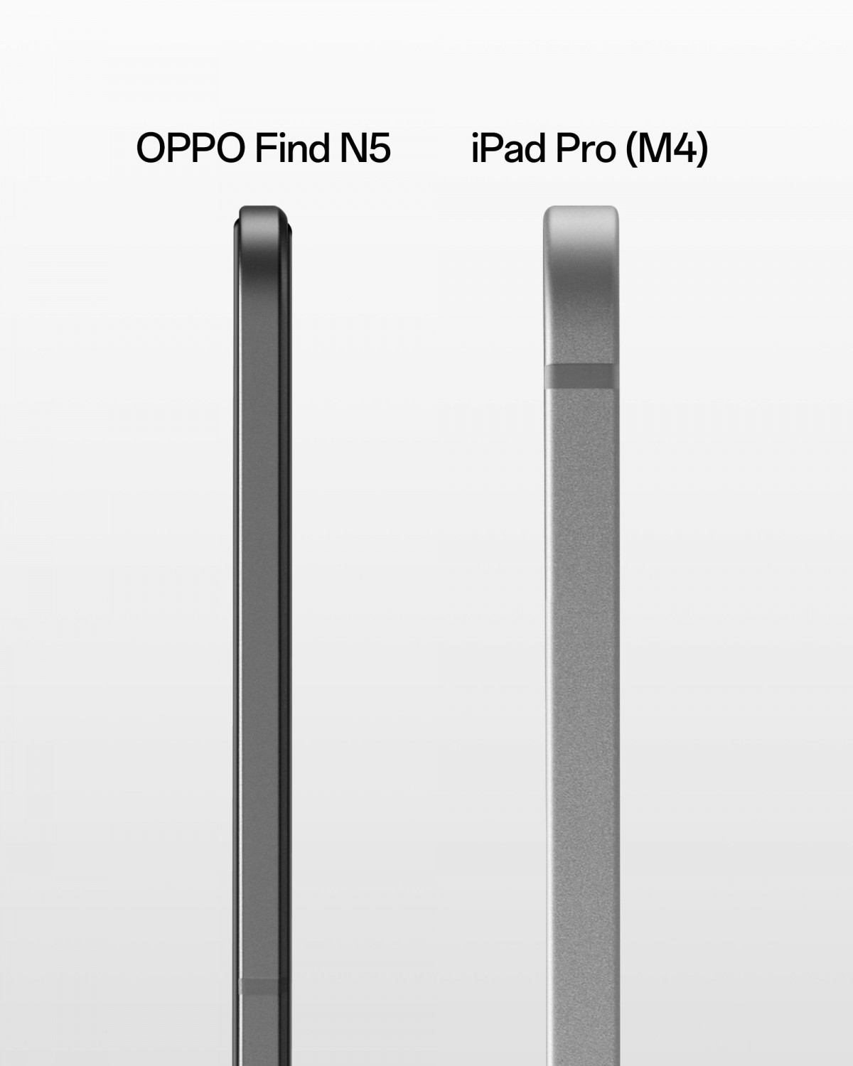 Đặt iPad Pro M4 cạnh Find N5 mới thấy chiếc smartphone gập của OPPO mỏng tới cỡ nào- Ảnh 1. Đặt iPad Pro M4 cạnh Find N5 mới thấy chiếc smartphone gập của OPPO mỏng tới cỡ nào- Ảnh 1.