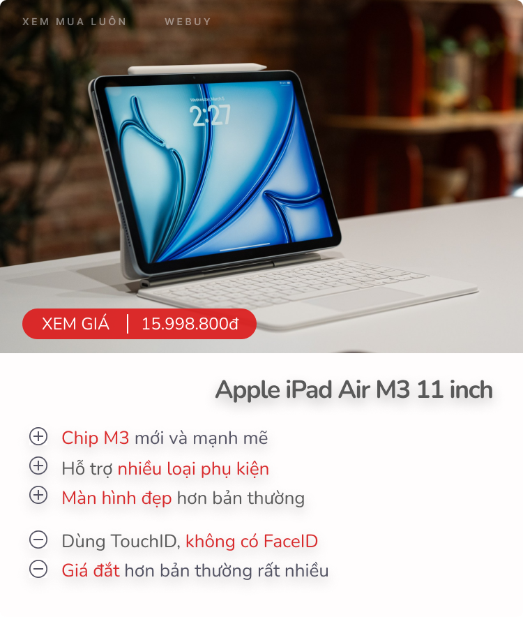 The Verge gọi tên 4 iPad đáng tiền nhất 2025: Máy nào cũng The Verge gọi tên 4 iPad đáng tiền nhất 2025: Máy nào cũng