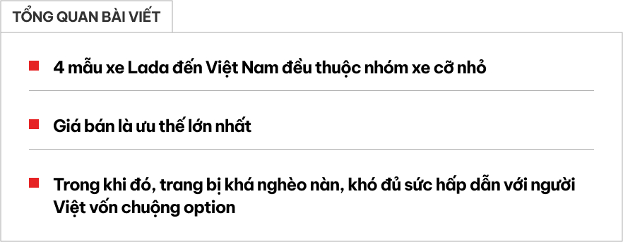 Bóc 4 xe Lada của Nga sắp vào Việt Nam: Granta đấu Attrage, Vesta cạnh tranh Vios, Niva và Niva Travel đối đầu Jimny bằng giá 'sốc', nhưng thiết kế, trang bị thì như đồ cổ- Ảnh 1. Bóc 4 xe Lada của Nga sắp vào Việt Nam: Granta đấu Attrage, Vesta cạnh tranh Vios, Niva và Niva Travel đối đầu Jimny bằng giá 'sốc', nhưng thiết kế, trang bị thì như đồ cổ- Ảnh 1.