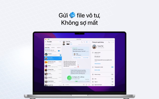 Một tính năng Lotus Chat cung cấp miễn phí dù app chat khác Một tính năng Lotus Chat cung cấp miễn phí dù app chat khác